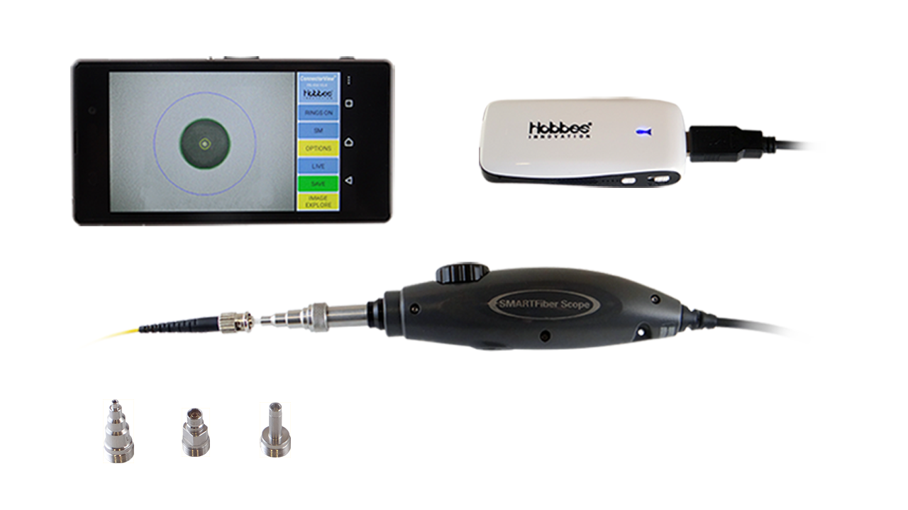 SMARTFiber Scope Fiber Inspection Scope with WiFi Adapter